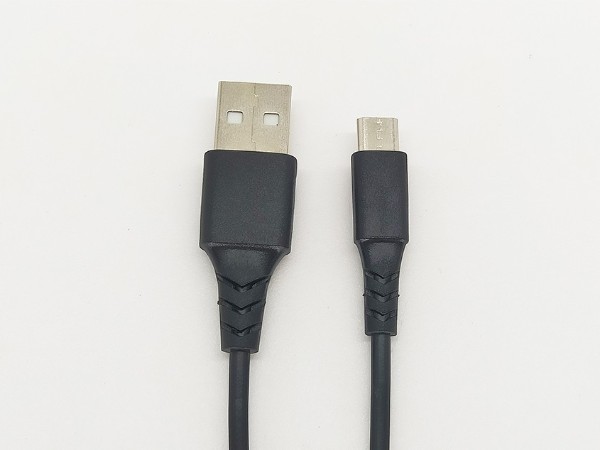 黑色PVC Micro USB數(shù)據(jù)線，安卓數(shù)據(jù)線定制廠家
